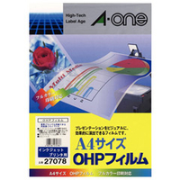 エーワン OHPフィルム(50枚入り) A-ONE.27078