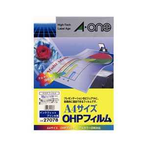 エーワン A-ONE.27078 OHPフィルム(50枚入り) |エディオン公式通販