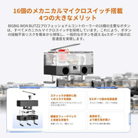 BIGBIGWON BLITZ2 TMR Switch/Windows10 11/iOS/Android対応 無線/有線