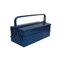 トラスコ中山 TRUSCO　2段式工具箱　472X220X289　ブルー GL-470-B