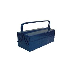 トラスコ中山 TRUSCO　2段式工具箱　472X220X289　ブルー GL-470-B-イメージ1