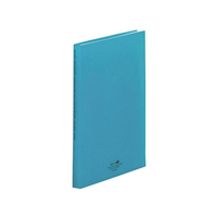 リヒトラブ AQUA DROPs クリヤーブック A4タテ 40ポケット 青緑 FC32991-N5001-28