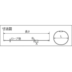 水本機械製作所 ステンレス ワイヤーキャッチ 全長270mm 10.278020 FC119FH-3789080-イメージ2