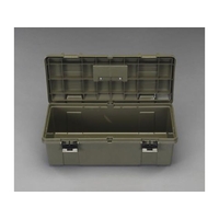 エスコ 工具箱 両開式 OD色 697×330×250mm FCZ3844-EA505K-690D