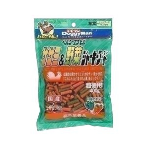 ドギーマンハヤシ ヘルシーエクセル ササミ＆野菜ジャーキーフード 400g ﾍﾙｼ-ｴｸｾﾙｻｻﾐﾔｻｲJﾌ-ﾄﾞ400G-イメージ1