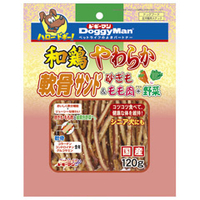 ドギーマンハヤシ 和鶏やわらか軟骨サンド　砂ぎも野菜　120g ﾔﾜﾗｶﾅﾝｺﾂｻﾝﾄﾞｽﾅｷﾞﾓﾔｻｲ120G