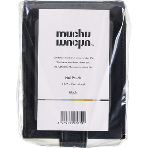 コジット muchu muchuつれてってぬいポーチ ブラック MUCHUﾂﾚﾃﾂﾃﾇｲﾎﾟ-ﾁBK-イメージ1