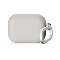 elago AirPodsPro3用ハイブリッド(シリコン･PC) ケｰスカラビナ付き elago ストーン EL_A3PCSSCYZ_ST