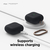 elago AirPods 3用シリコンケース ブラック EL_AP3CSSCOH_BK-イメージ5