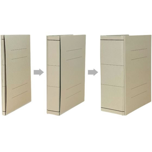Forestway 背幅伸縮ファイル A4タテ グレー 10冊 FCF550S-FRW-5803AK-イメージ8
