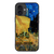 ikins iPhone 16 Plus用天然貝ケース ゴッホ 名画シリーズ 夜のカフェテラス I27079I16PL-イメージ1