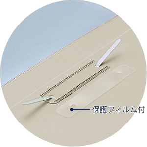 プラス P.P.レポートファイル A4 ライトグレー FCF486T-FL-101RT/82-002-イメージ5