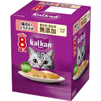 マースジャパンリミテッド カルカンパウチ やわらかパテ 味わいとりささみ 無添加60g×8 ｶﾙｶﾝﾊﾟｳﾁｱｼﾞﾜｲﾄﾘｻｻﾐﾑﾃﾝｶ8ｺ