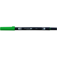 トンボ鉛筆 デュアルブラッシュペン ABT Green F039990-AB-T296