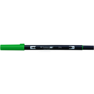 トンボ鉛筆 デュアルブラッシュペン ABT Green F039990-AB-T296-イメージ1