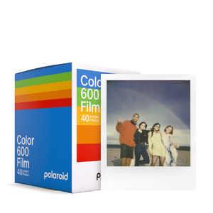 POLAROID Color 600 Film White Frame x40 Film (40枚) 6013JP-イメージ4