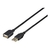 BUFFALO USB2．0延長ケーブル カーボン素子ねり込みタイプ 2m ブラック BSUAAFR220BK-イメージ1