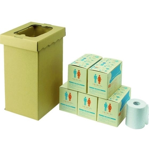 三和製作所 非常用トイレ袋 くるくるトイレ100回分 FC527HW-8194127-イメージ1