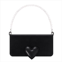 abbi iPhone SE(第3世代)/SE(第2世代)/8/7用ケース Heart Diary ブラック AB19079I9