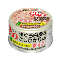 いなば CIAO ホワイティ まぐろ白身こしひかり入り85g F411676-A-04