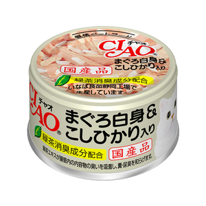 いなば CIAO まぐろ白身&こしひかり入り 85g F411676-A-04-イメージ1