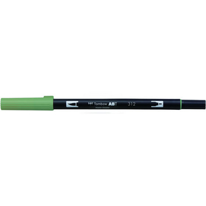 トンボ鉛筆 デュアルブラッシュペン ABT Holly Green F039993-AB-T312-イメージ1