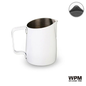 WPM ミルクピッチャー450ml(シャープスパウト) ホワイト HC7107W-イメージ1