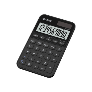 カシオ 手帳型カラフル電卓 ブラック SL-300D-BK-N-イメージ1