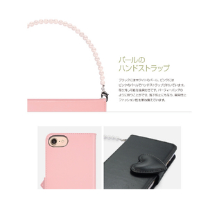 abbi iPhone SE(第3世代)/SE(第2世代)/8/7用ケース Heart Diary ピンク AB19080I9-イメージ7