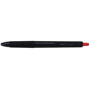 パイロット アクロボール 細字 0.7mm ブラック 赤インキ FC540PX-BAB-17-BR-イメージ1