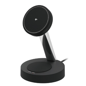 エレコム 2in1 マグネットQi2規格対応ワイヤレス充電器(15W+5W・スタンド) ブラック W-MS11BK-イメージ8