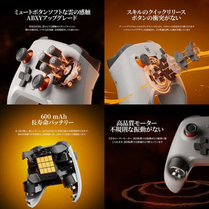 BIGBIGWON BIGBIG WON 無線/有線 ゲームコントローラー  多機能液晶画面搭載 AETHER グレー AETHER-イメージ10