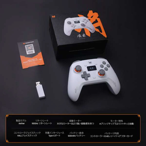 BIGBIGWON BIGBIG WON 無線/有線 ゲームコントローラー  多機能液晶画面搭載 AETHER グレー AETHER-イメージ11