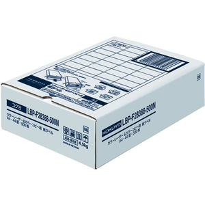 コクヨ カラーLBP&PPC用紙ラベルA4 44面500枚 F874857-LBP-F28388-500N-イメージ1