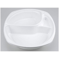 シーピー化成 カレー容器 BF-217 ホワイト 本体 50枚 FCG278V-00106325