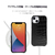 ABBI SIGNATURE iPhone 14 Pro用LIPARI イタリアンレザーバックカバー ブラック ABS24081I14PBK-イメージ14