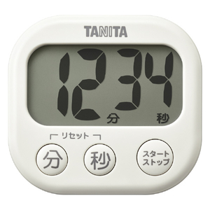 タニタ キッチンタイマー アイボリー TD-E01IV-イメージ1