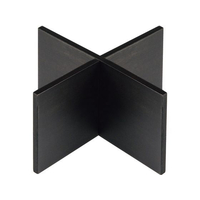 江部松商事 EBM/木製 組立十字スタンド 黒 200×200×100mm FC932LB-1026030