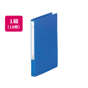 リヒトラブ パンチレスファイルHEAVYDUTY A4タテ 背幅25mm 藍 10冊 1箱(10冊) F836045-F-367-9-イメージ1