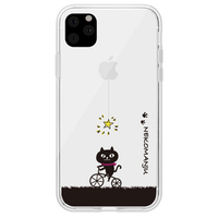 abbi FRIENDS iPhone 11 Pro用クリアケース ネコマンジュウ サイクリング ABF17081I58R