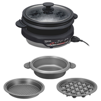 テスコム GP9100H グリルなべ スタイリッシュグレー|エディオン公式通販