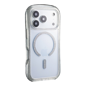 サンクレスト iPhone18 Pro/17 Pro用 AIR SHOCK MAX シルバーラメ I40RIJA03-イメージ3