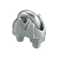 トラスコ中山 TRUSCO　ワイヤークリップ　スチール製　8mm用 TWC-08
