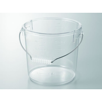 エンテック (透明) ポリカバケツ10L 本体 FCN4630-PO-24A