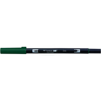 トンボ鉛筆 デュアルブラッシュペン ABT Sea Green F039994-AB-T346