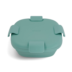 stojo 弁当箱 stojo BOX 700ml 1段 大人 食洗機 電子レンジ 折りたためる EUCALYPTUS BX24-EUC-イメージ10