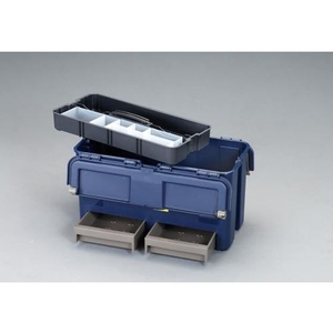 エスコ 工具箱 中皿・引出し付 475×240×250mm FCZ3847-EA505RA-27-イメージ1