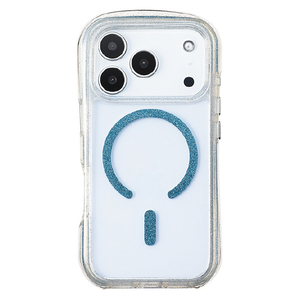 サンクレスト iPhone18 Pro/17 Pro用 AIR SHOCK MAX ブルーラメ I40RIJA04-イメージ2