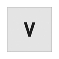 アイマーク ステンシル V 文字サイズ50×40mm FC809JD-8186076