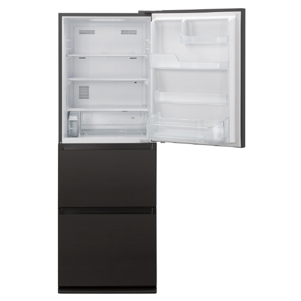 パナソニック 【右開き】335L 3ドア冷蔵庫 ダークブラウン NR-C344GC-T 右開き 335L